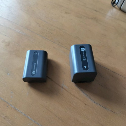 Sony DVD camera used with extra battery and carrying case