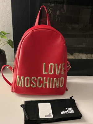 Moschino backpack used, red