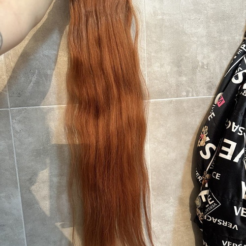 Ginger Hair Ponytail 75 cm, 150g, like new