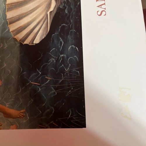 4 paper illustrations, paintings for frames