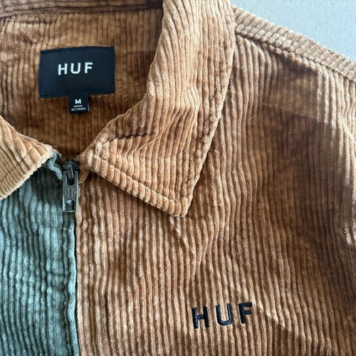 HUF Vandenberg Corduroy Jacket used, men's size M, 100% cotton