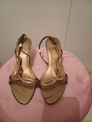 Sandal new size 36 brown bronze matte