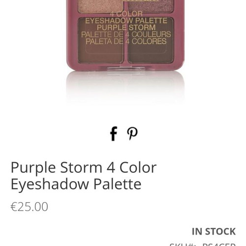Bella Pierre eyeshadow palette new