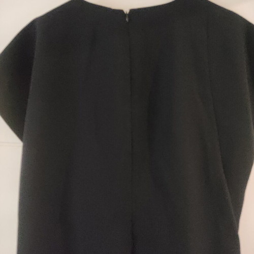 Zara blouse with back zipper new, black, size M