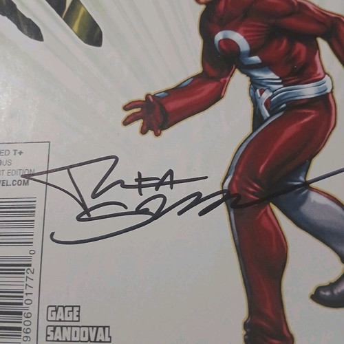 X-men Legacy #265 like new with signature, Marvel Comics 2012