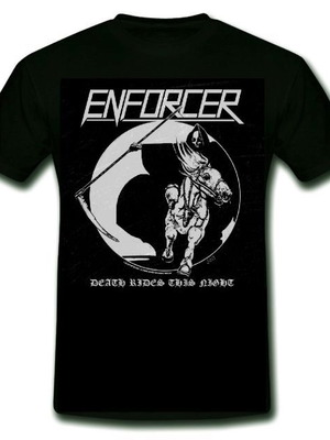 Enforcer T-shirt Καινούργιο XL Μαύρο Άσπρο