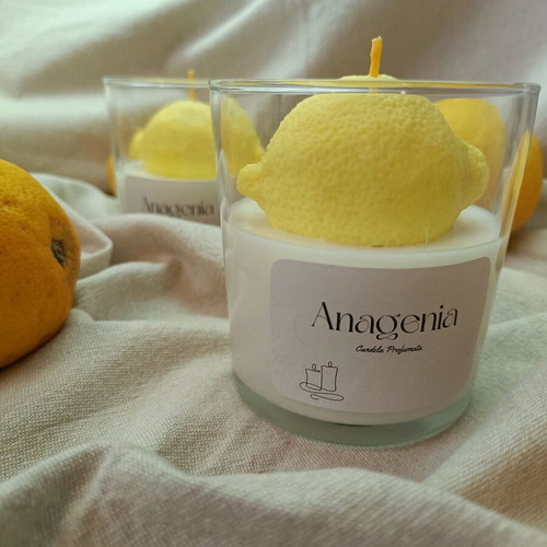 Soy candle lemon - citronella 220gr new