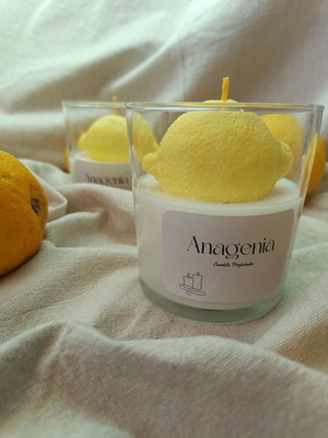 Soy candle lemon - citronella 220gr new