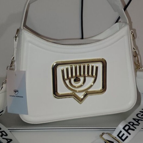 Chiara Ferragni handbag white new, hand and shoulder
