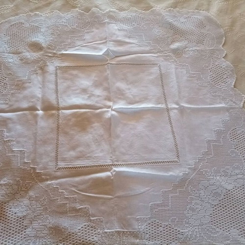 Traditional Handmade Tablecloth Square 95x95 cm like new