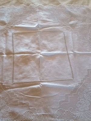 Traditional Handmade Tablecloth Square 95x95 cm like new