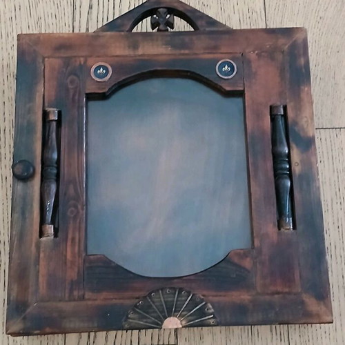 Handmade wooden icon stand like new with vintage style
