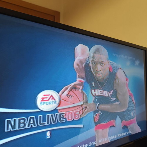NBA Live 2006 Wade authentic PlayStation 2 game used