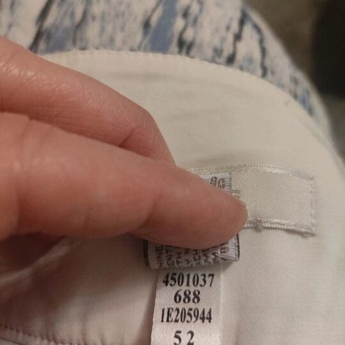 Long skirt in blue shades like new, size XXL