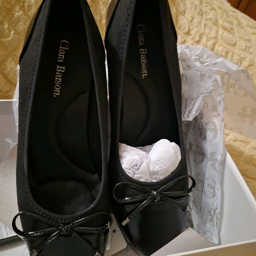 Clara Barson ballerinas new, black, size 38