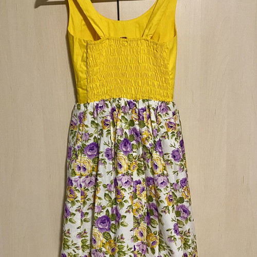 Intro Costume Dress new, colorful summer cotton with floral skirt