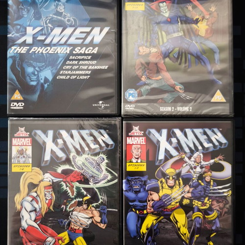 X-Men Animated Series & Phoenix Saga DVD Collection Lot, 4 discs
