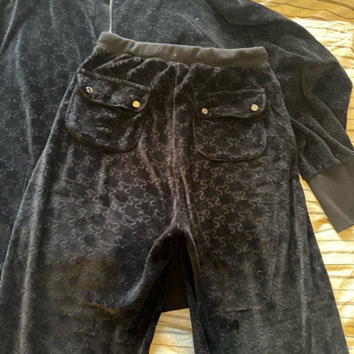 Sugarfree tracksuit set used, size small, black