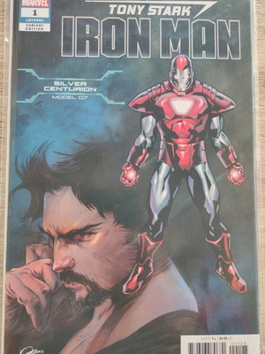 Tony Stark: Iron Man #1 Marvel Comics new, Silver Centurion Armor Variant