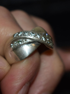 Vintage silver ring used