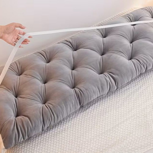 Velvet pillow for bed headboard new