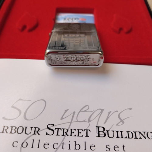 Zippo 2005 50 Years Barbour Street Building collectible lighter mint condition