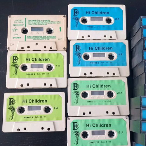 Vintage English Books and Cassettes like new