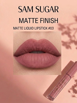 Sam Sugar Matte Liquid Lipstick #03