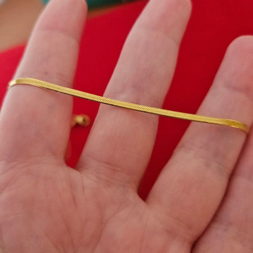 Anklet snake chain gold like new
