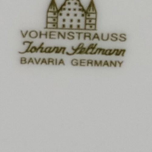 Porcelain platter new with Easter design Johann Jeltmann Bavaria 27 cm