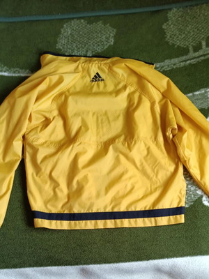 Adidas ανοιξιάτικο μπουφάν σαν καινούργιο, μέγεθος L, μαύρο και κίτρινο