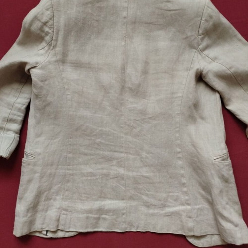 Kookai linen jacket like new, cotton blend, beige, size M