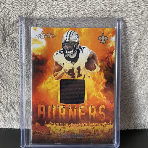 Alvin Kamara Absolute Burners 2025 Panini Patch Saints card like new