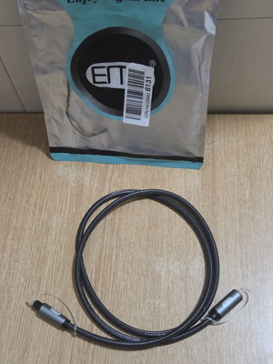 EMK Optical Audio Cable for TV, PS4 and Xbox, new