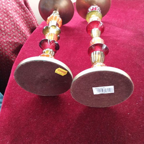 Brass candlesticks like new, set of 2 pieces