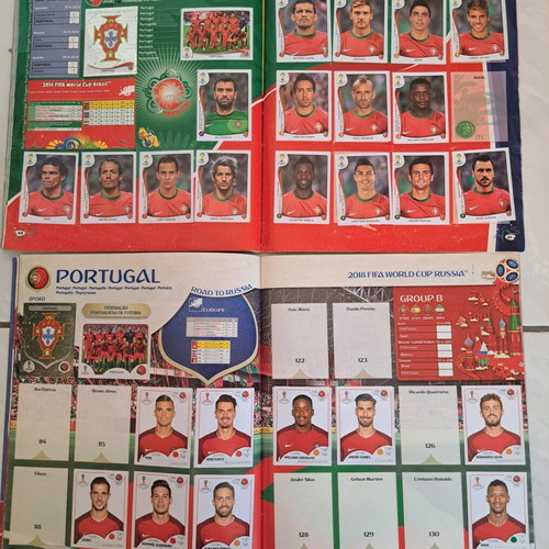 Panini World Cup 2014 & 2018 sticker albums