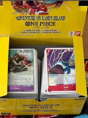 One Piece OP-15 card collection new, approx. 300 commons with box