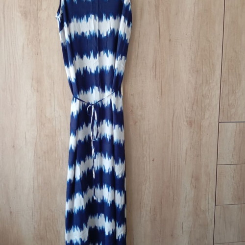 F&F summer dress new, white and blue