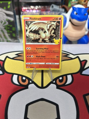 Pokemon card holographic Reshiram Celebrations καινούργιο