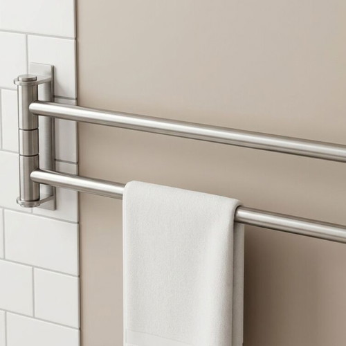 IKEA GRUNDTAL bathroom accessory set, stainless steel, new sealed