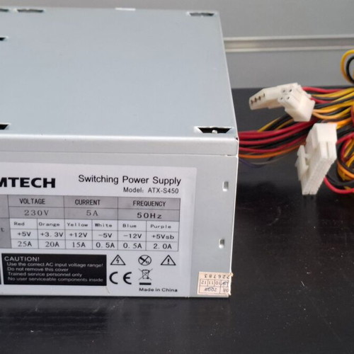 Lamtech ATX-S450 450W PC power supply used