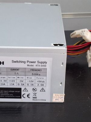 Lamtech ATX-S450 450W PC power supply used