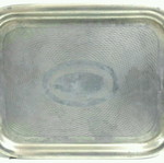 Vintage serving tray used