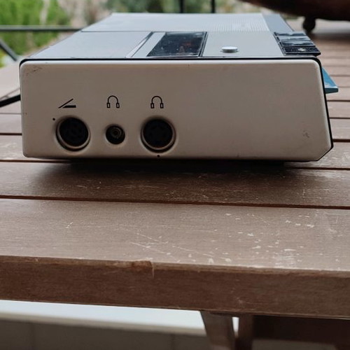 Philips cassette player used, 1968 model with small cassette