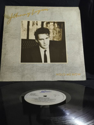 Johnny Logan Hold Me Now vinyl used, tape on cover
