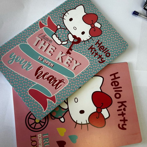 Hello Kitty notebooks new, set of two