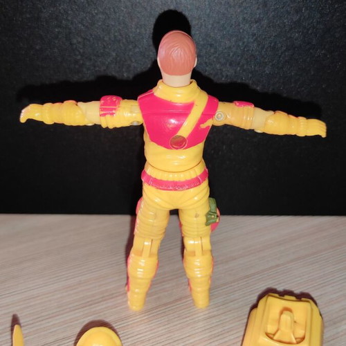 G.I.JOE Blowtorch (v1) 1984 action figure used, complete with accessories