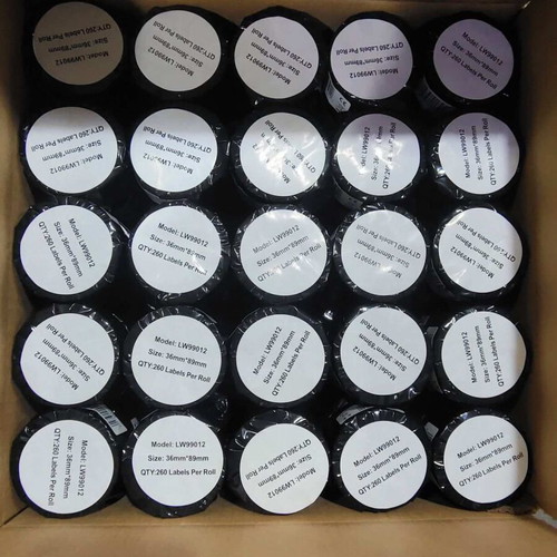 Dymo Large Address 260 labels adhesive, new, waterproof 36x89mm