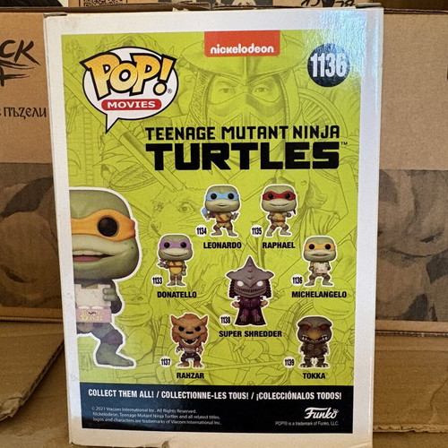 Funko POP Michelangelo Teenage Mutant Ninja Turtles vinyl figure like new