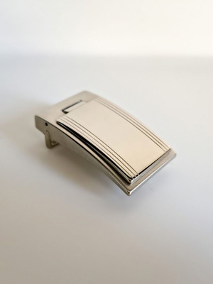 Metal belt buckle 30mm, silver